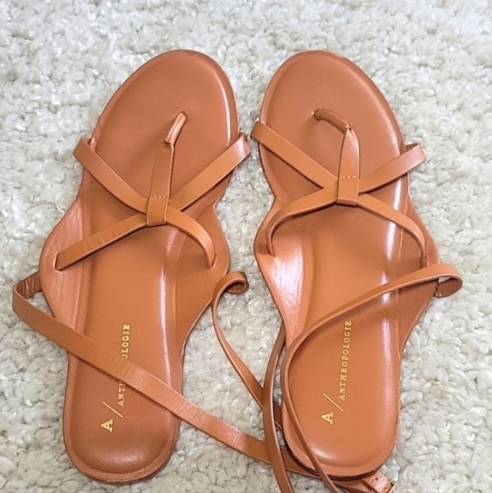 ANTHROPOLOGIE Strappy Sandals Size 10